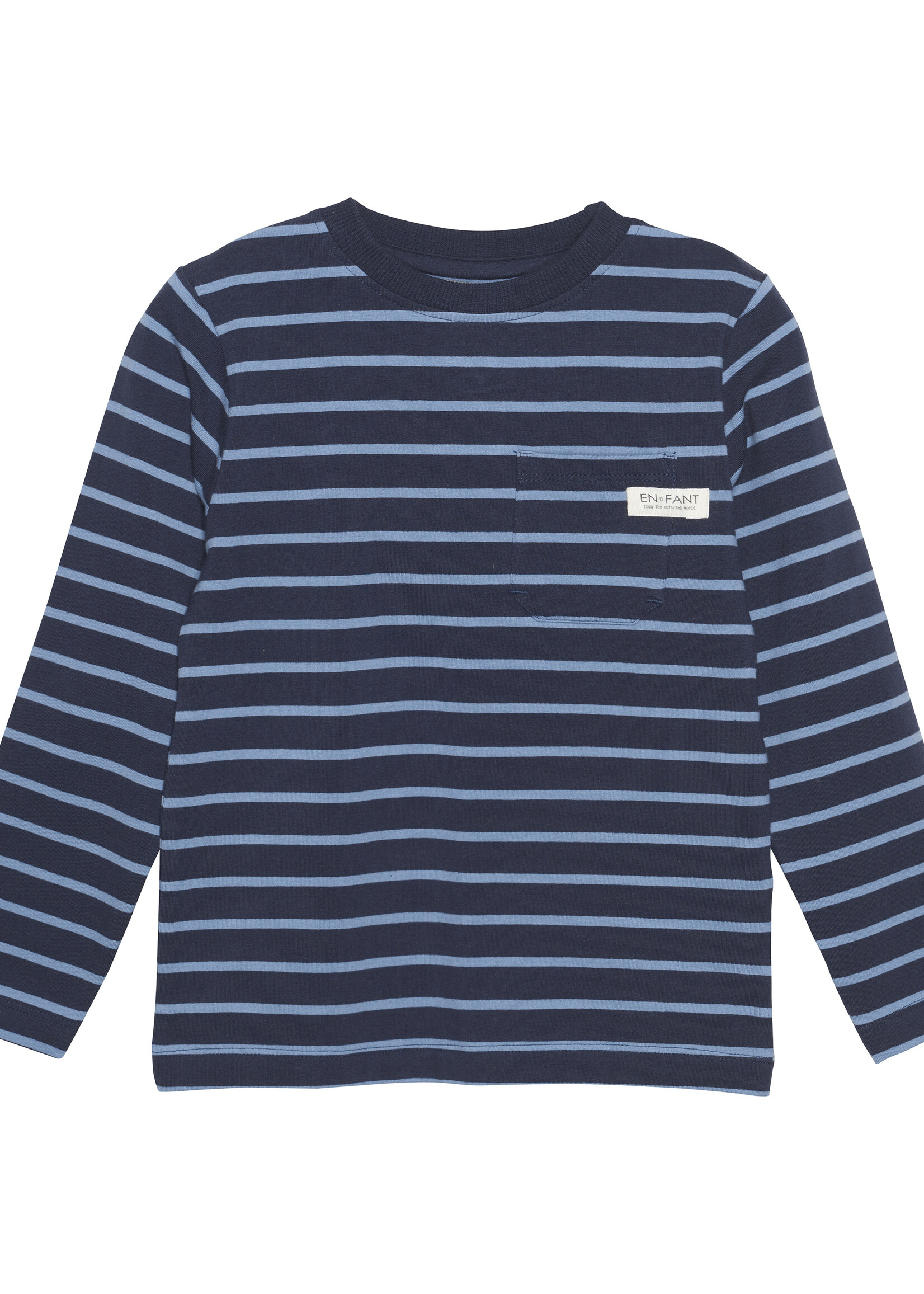 ENFANT T-Shirt LS Stripe, Parisian Night, W23