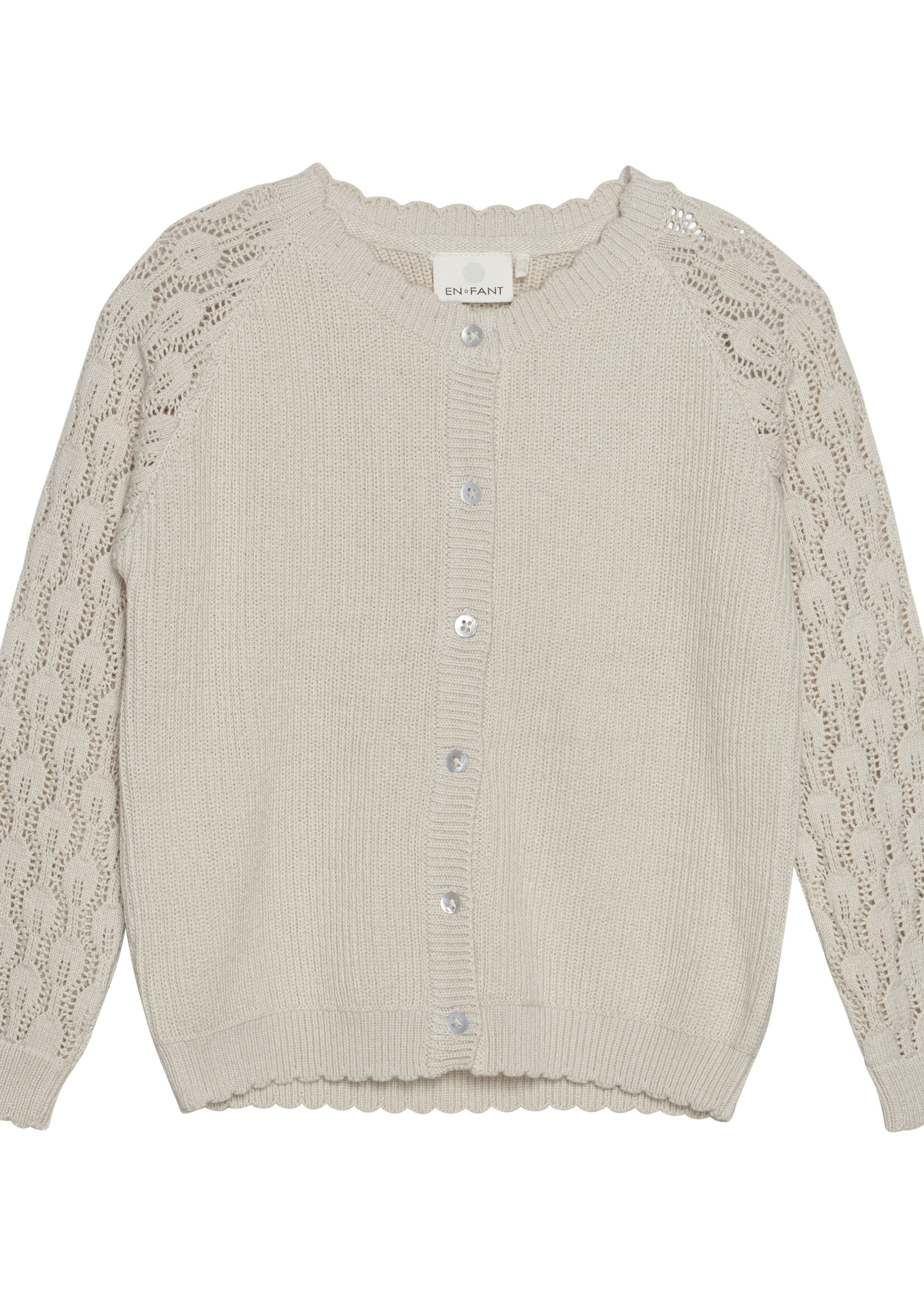 ENFANT Cardigan Knit, Sandshell, W23