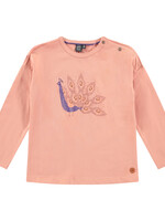 Babyface girls t-shirt long sleeve, SALMON, BBE23508674