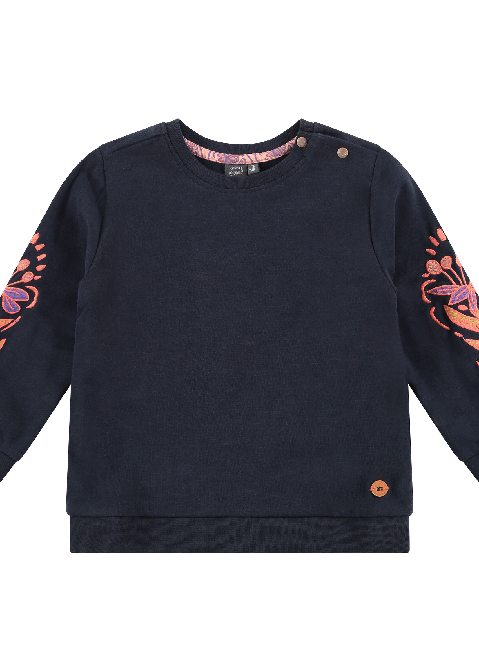 Babyface girls sweatshirt, dark blue, BBE23508472