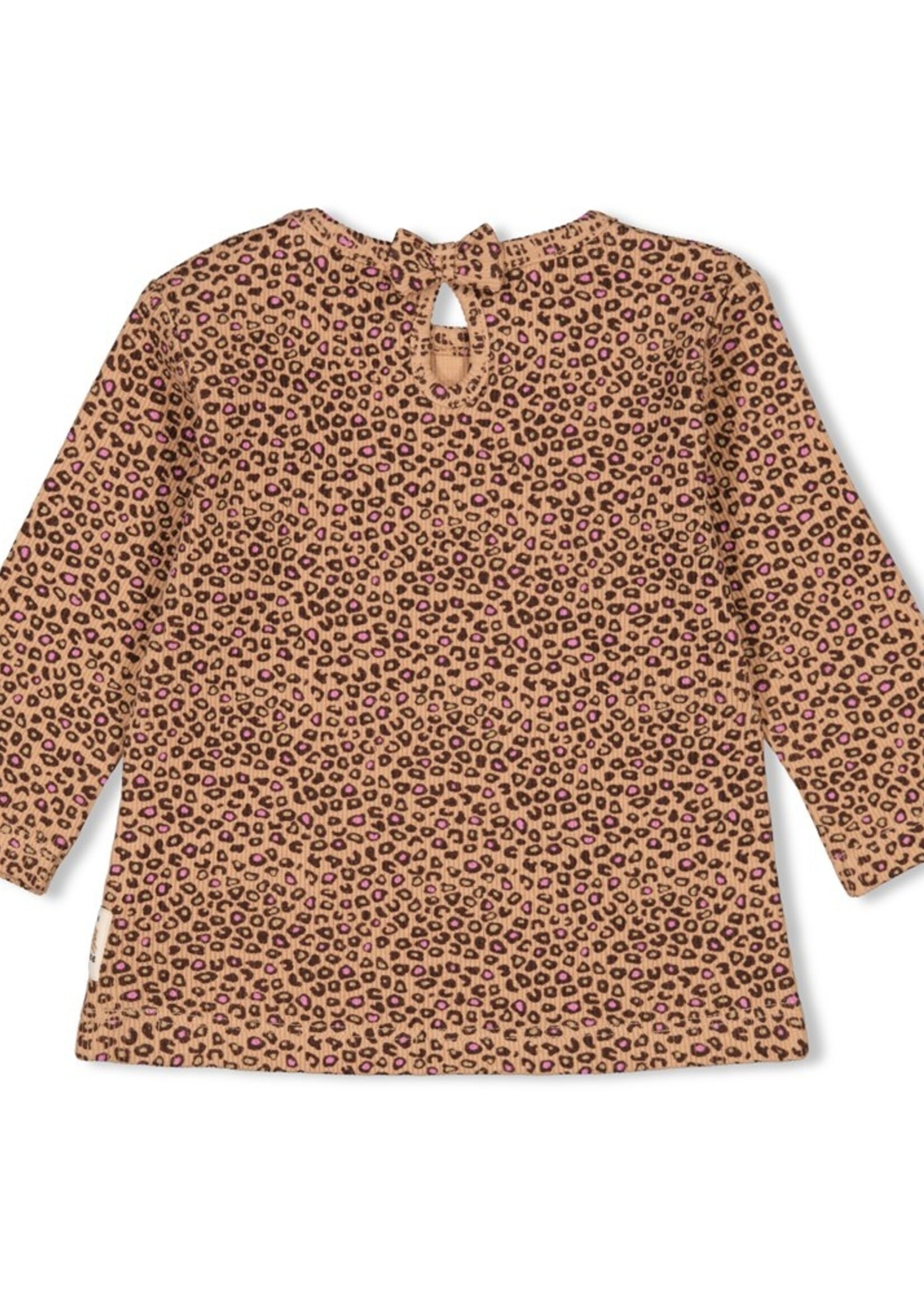 Feetje Longsleeve AOP - Favorite, Camel