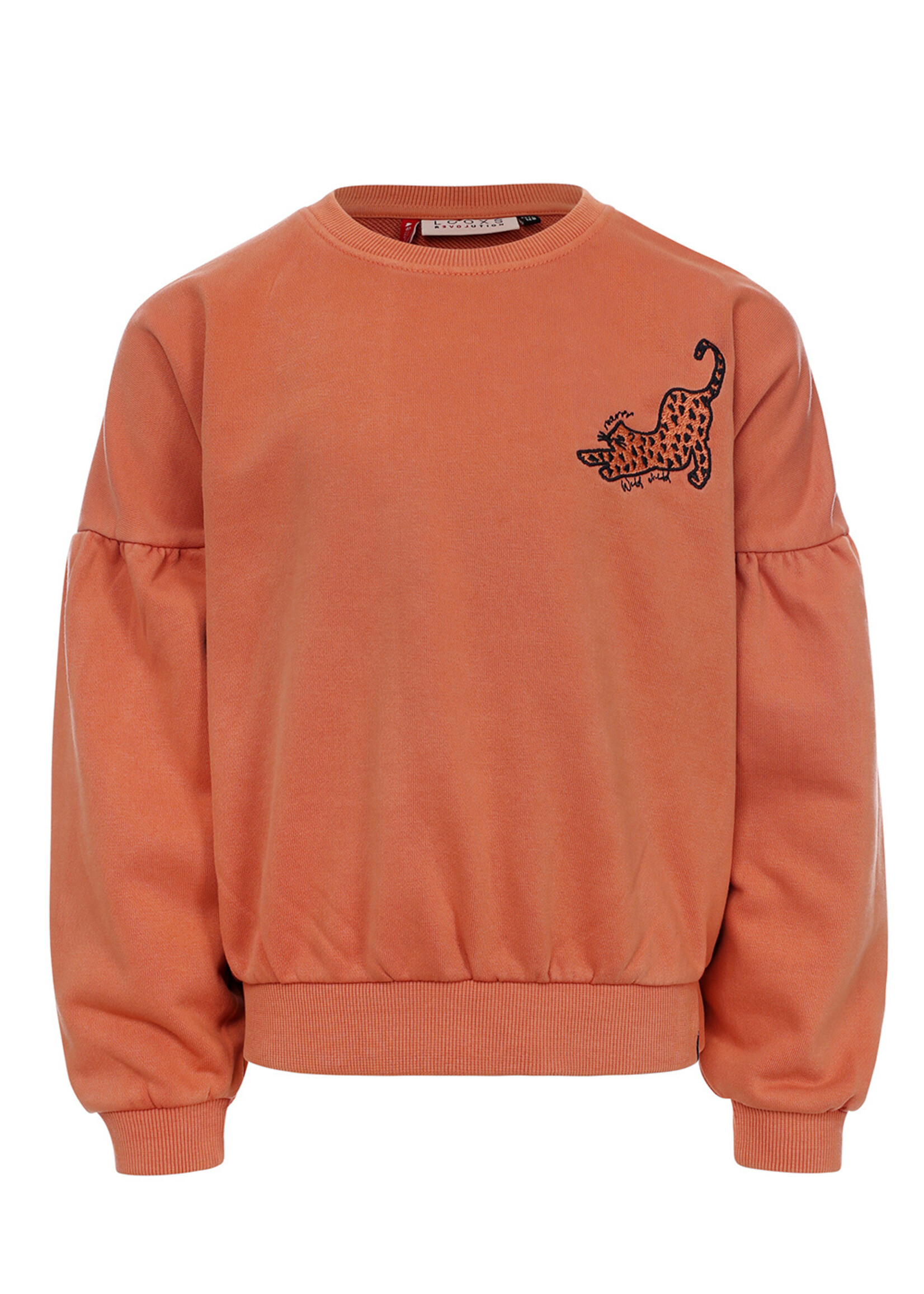 LOOXS Little Little sweater, Warm Orange