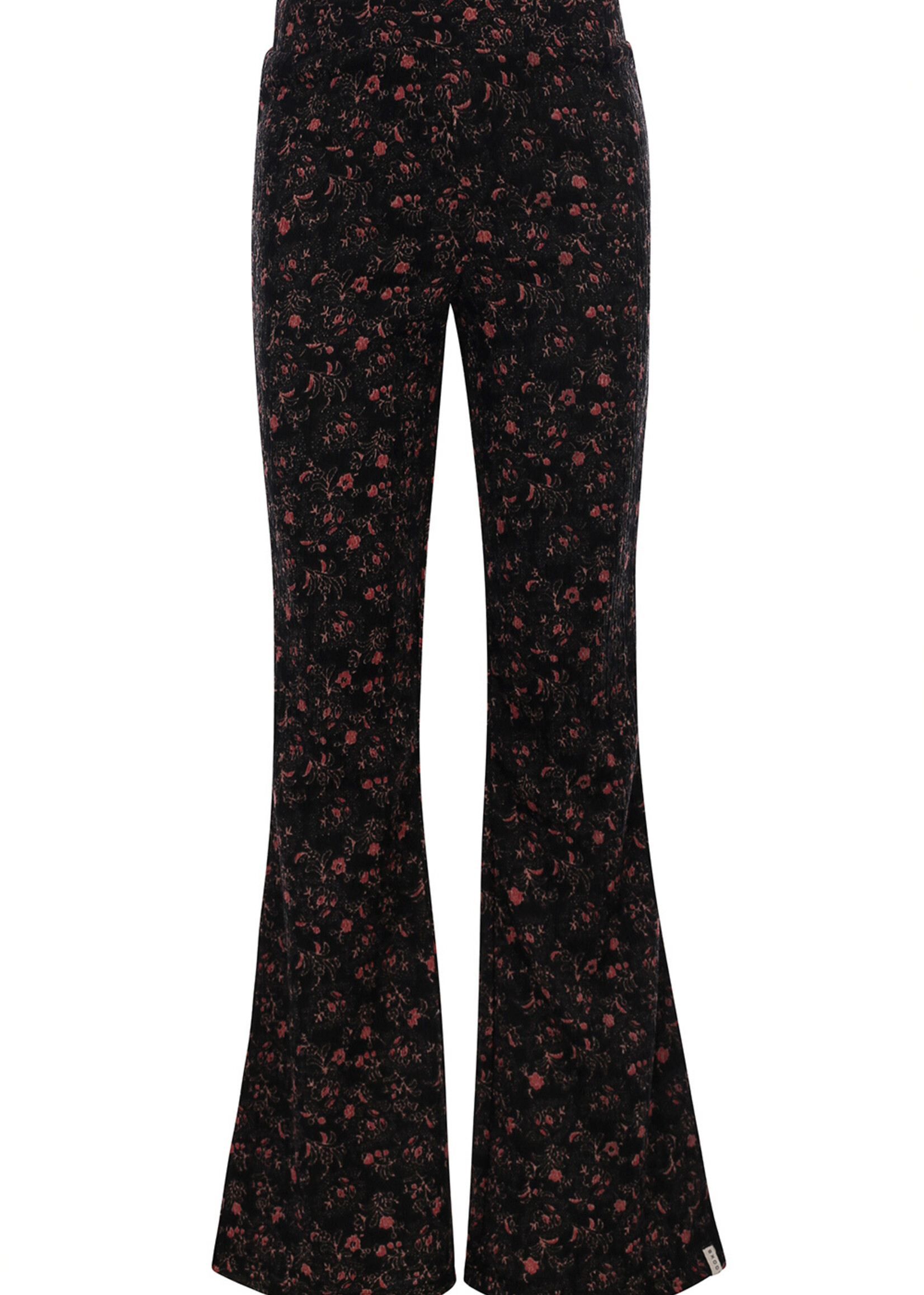 LOOXS Little Little crinkle flare pants, Romantic flower