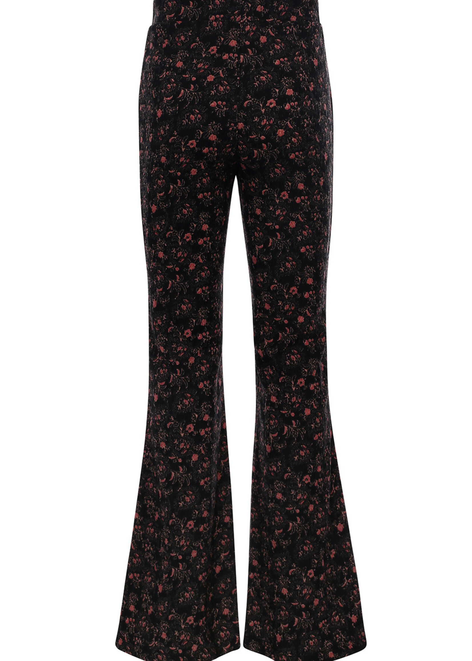 LOOXS Little Little crinkle flare pants, Romantic flower