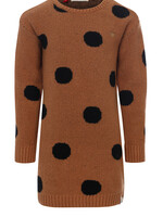 LOOXS Little Little knitted dot dress, dot