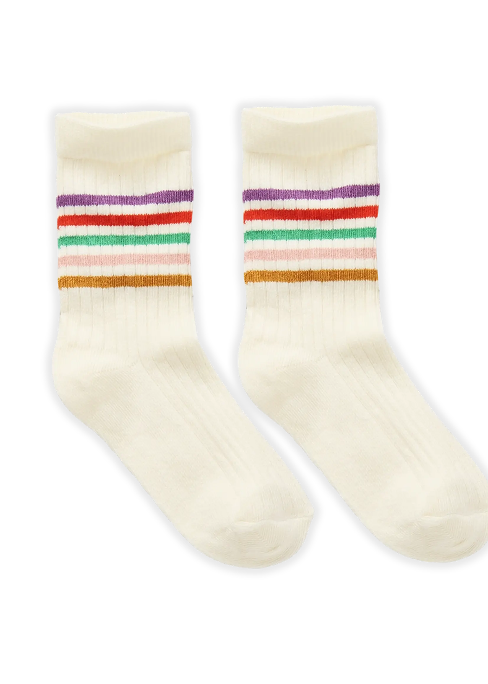 Sproet & Sprout Sport socks stripes. Pear