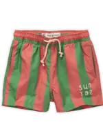 Sproet & Sprout Woven swim short Sunset. Coral