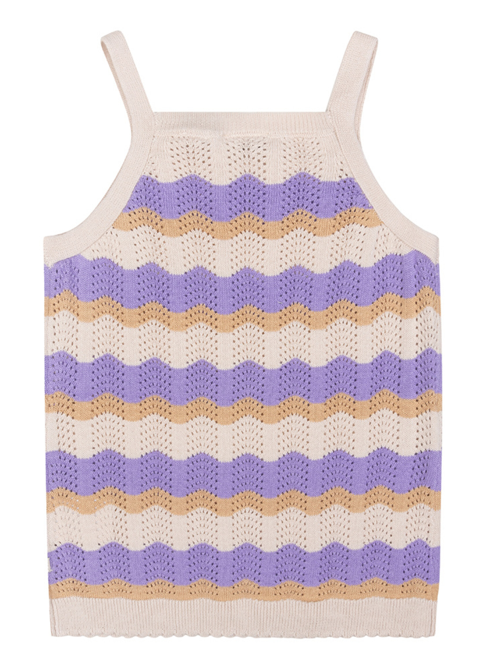 Daily7 Knitted Singlet, Dahlia Purple