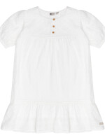 Daily7 Dress Ruffle Broderie, Off White