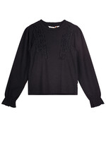 Sammy structure knit top, Black