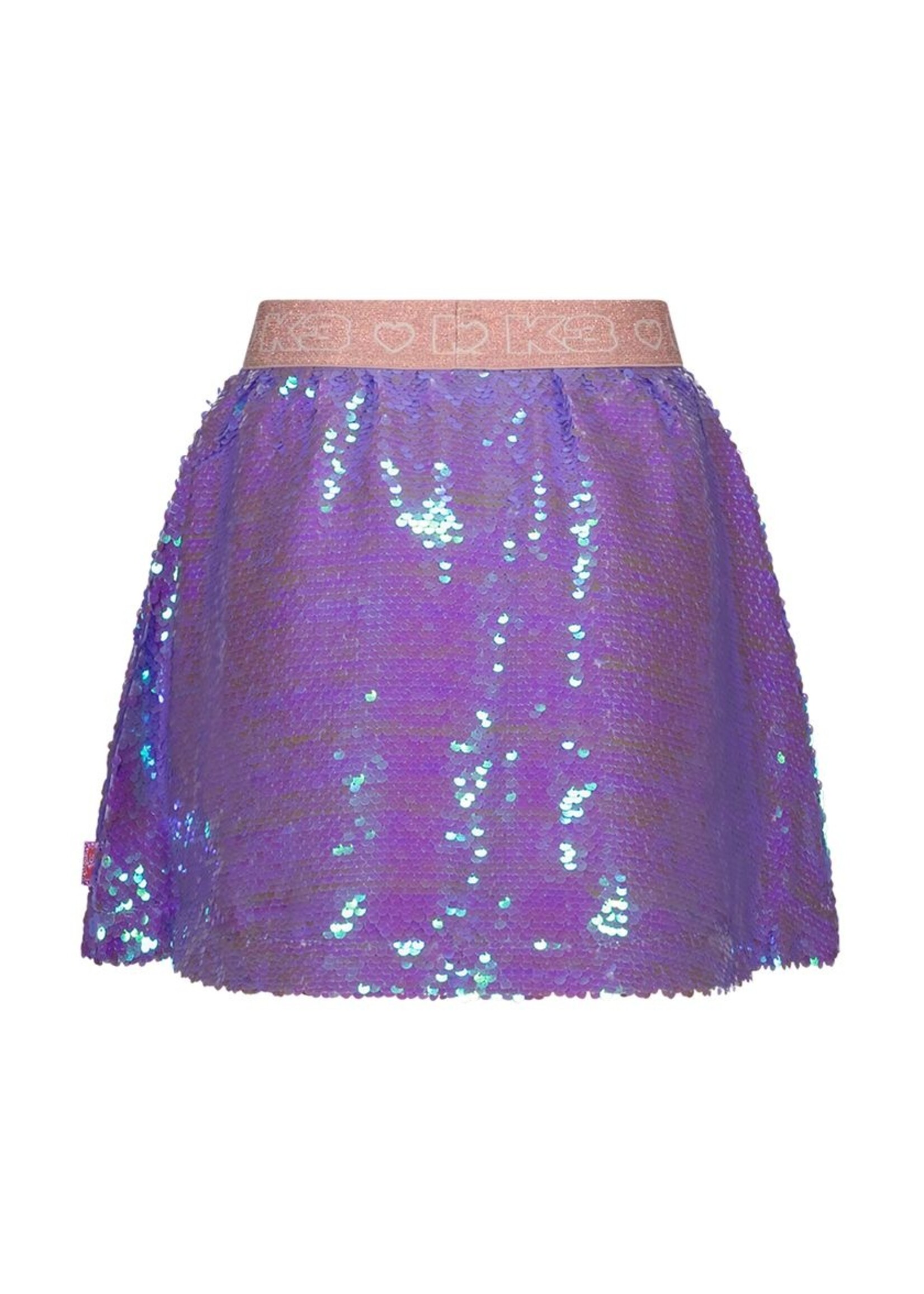 B.Nosy K3 K3 Rhodee B.Nosy girls skirt with sequins, African Violet