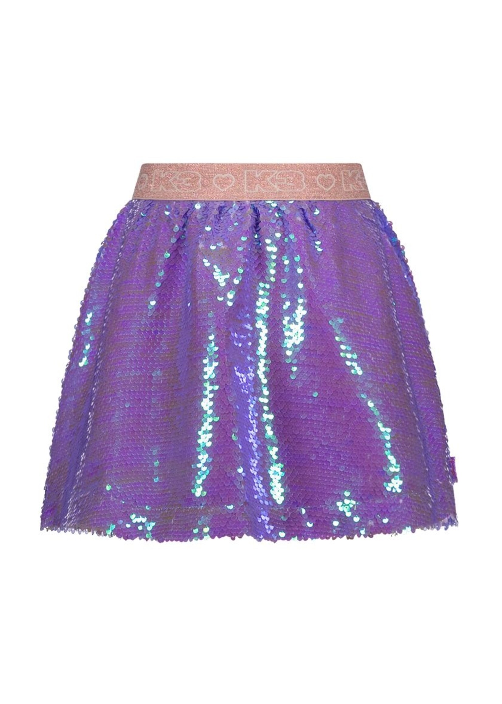 B.Nosy K3 K3 Rhodee B.Nosy girls skirt with sequins, African Violet
