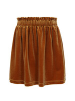 LOOXS Little Little velvet skirt, Ochre yellow