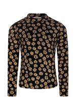 LOOXS Little Little velvet printed top, soft winterflower