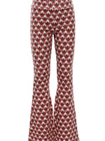 LOOXS Little Little jacquard pants, retro jacquard