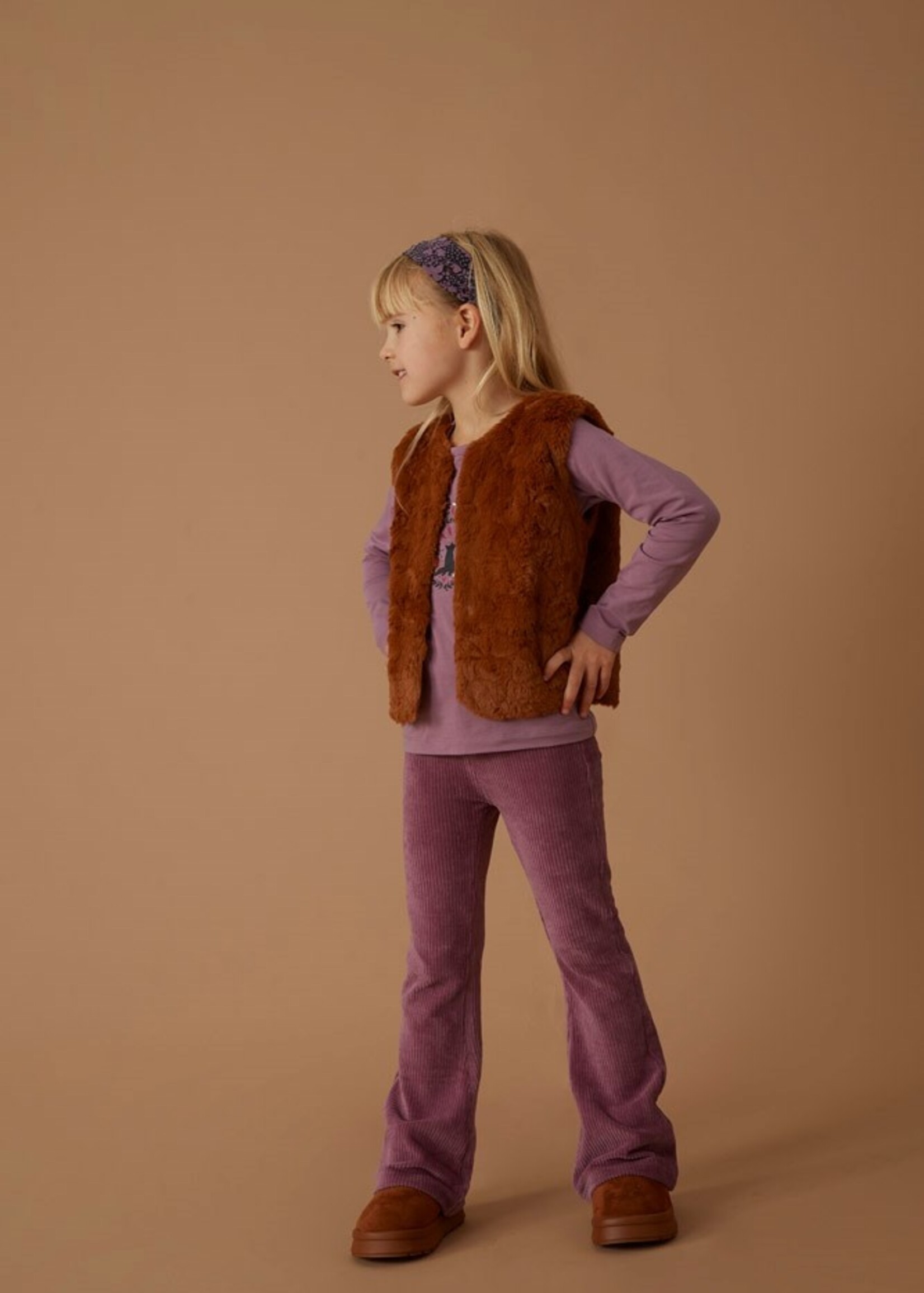 Jubel Gilet Teddy - Forest Fancy, Bruin