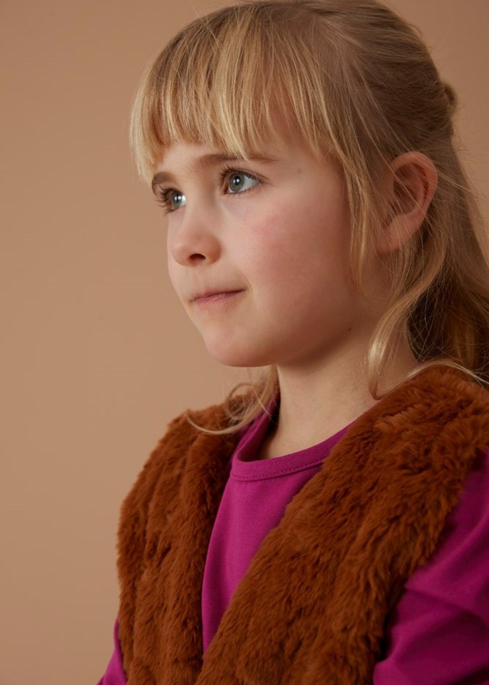 Jubel Gilet Teddy - Forest Fancy, Bruin