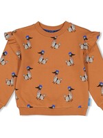 Jubel Sweater AOP - Amour Toujours, Camel