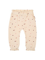 Noppies Girls Pants Foecy relaxed fit allover print, Buttercream