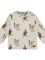 Babyface boys t-shirt long sleeve, cream, BBE24427617