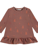 Babyface girls sweatdress longsleeve, wood, BBE24528720