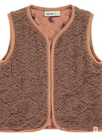 Babyface girls teddy reversible jacket, wood, BBE24528428