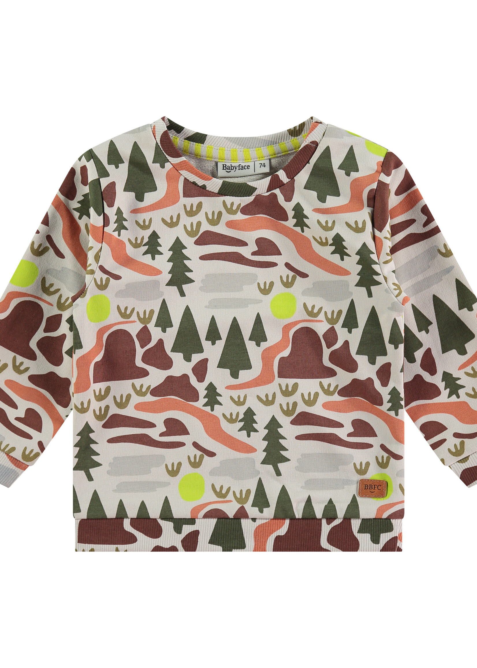 Babyface boys sweatshirt, bone, BBE24527423