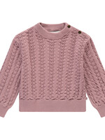 Babyface baby girls pullover, rosewood, BBE24628340