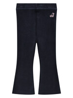 Babyface baby girls flared rib pants, indigo, BBE24628246