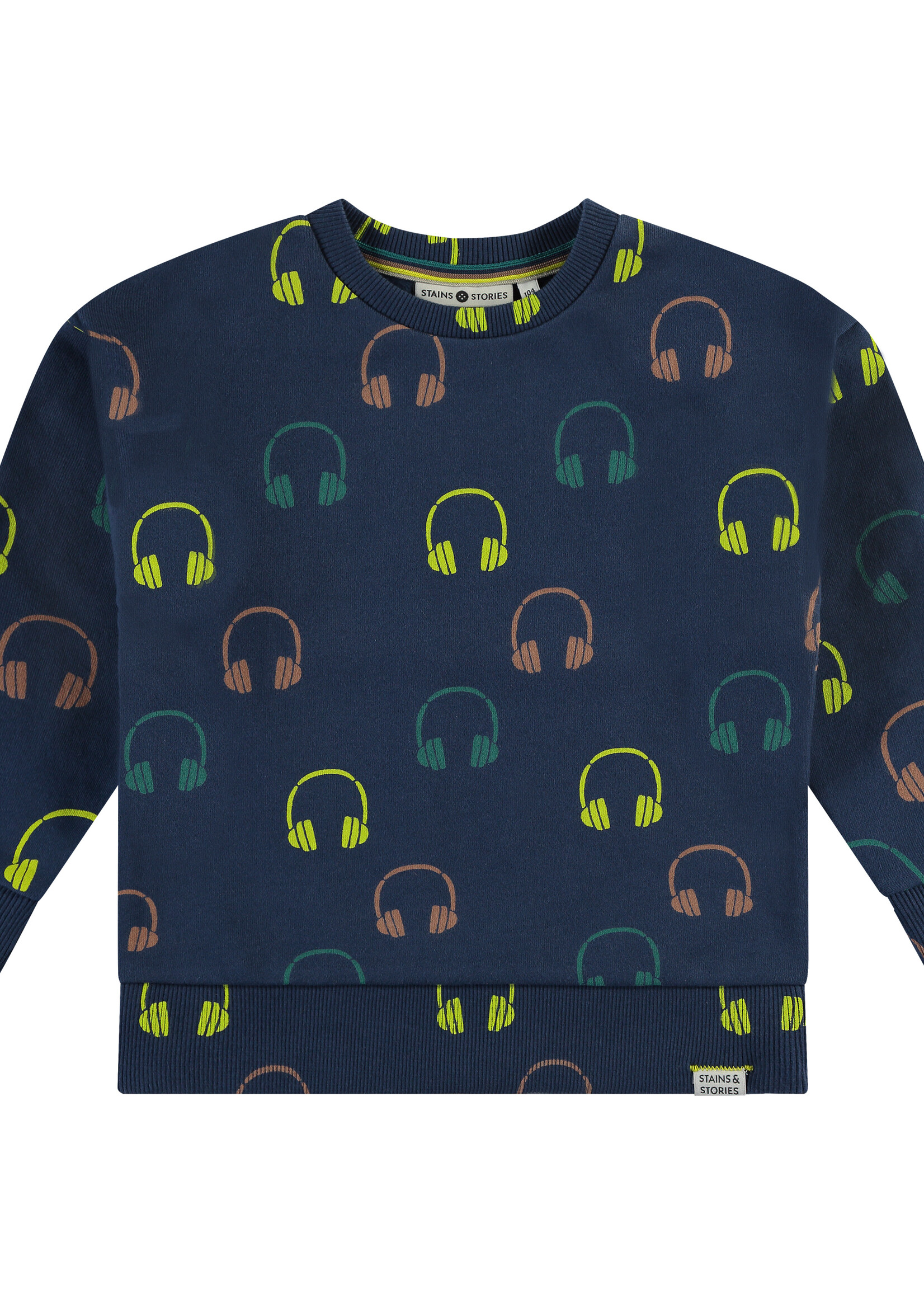 Stains and Stories boys sweatshirt, blue, SSA24407459