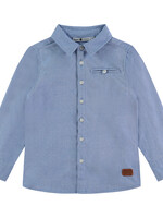 Stains and Stories boys shirt long sleeve, light blue, SSA24507573