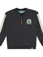 Stains and Stories boys sweat cardigan, antra, SSA24507489