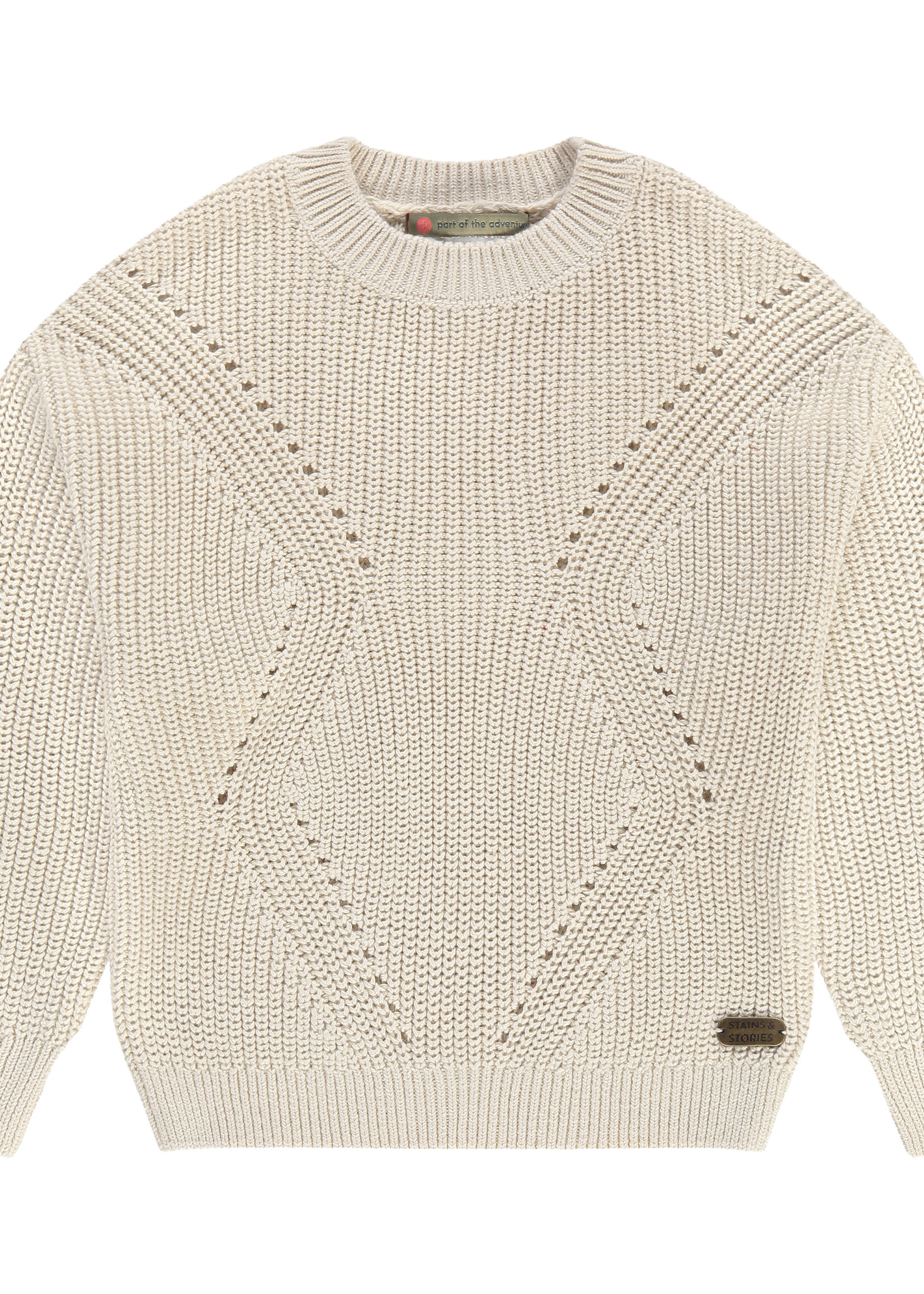 Stains and Stories girls pullover, stone, SSA24508372