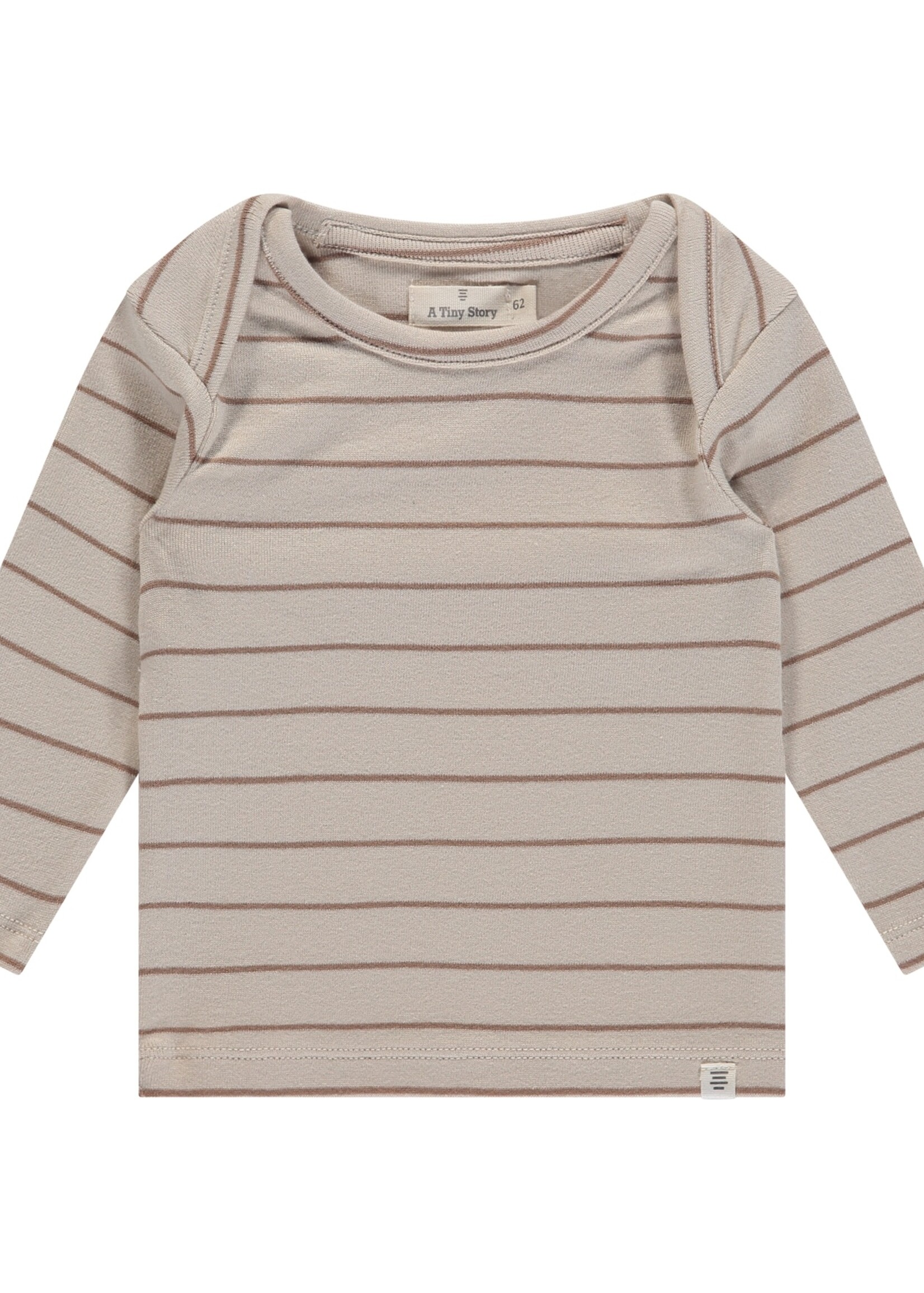 A Tiny Story baby t shirt long sleeve, pearl, TIN25129630