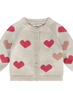 A Tiny Story baby cardigan, pearl, TIN25129341
