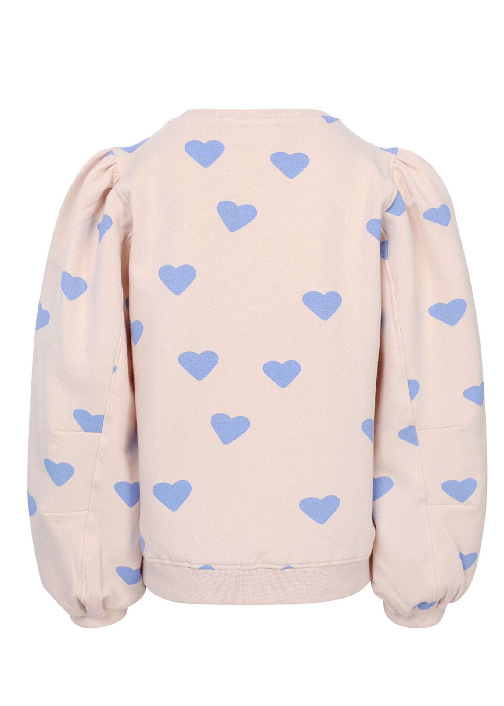 LOOXS Little Little heart printed sweat, Milkshake