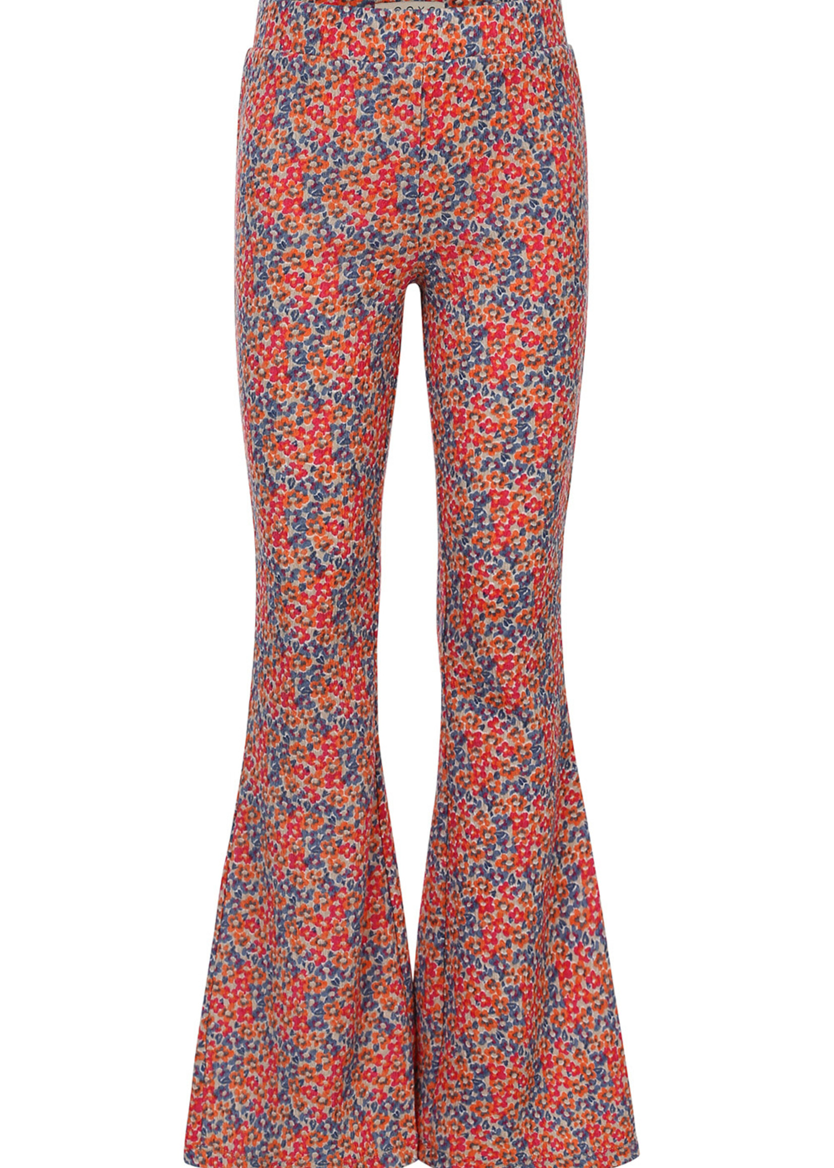 LOOXS Little Little Crinckle Flare Pants, Summer flowers