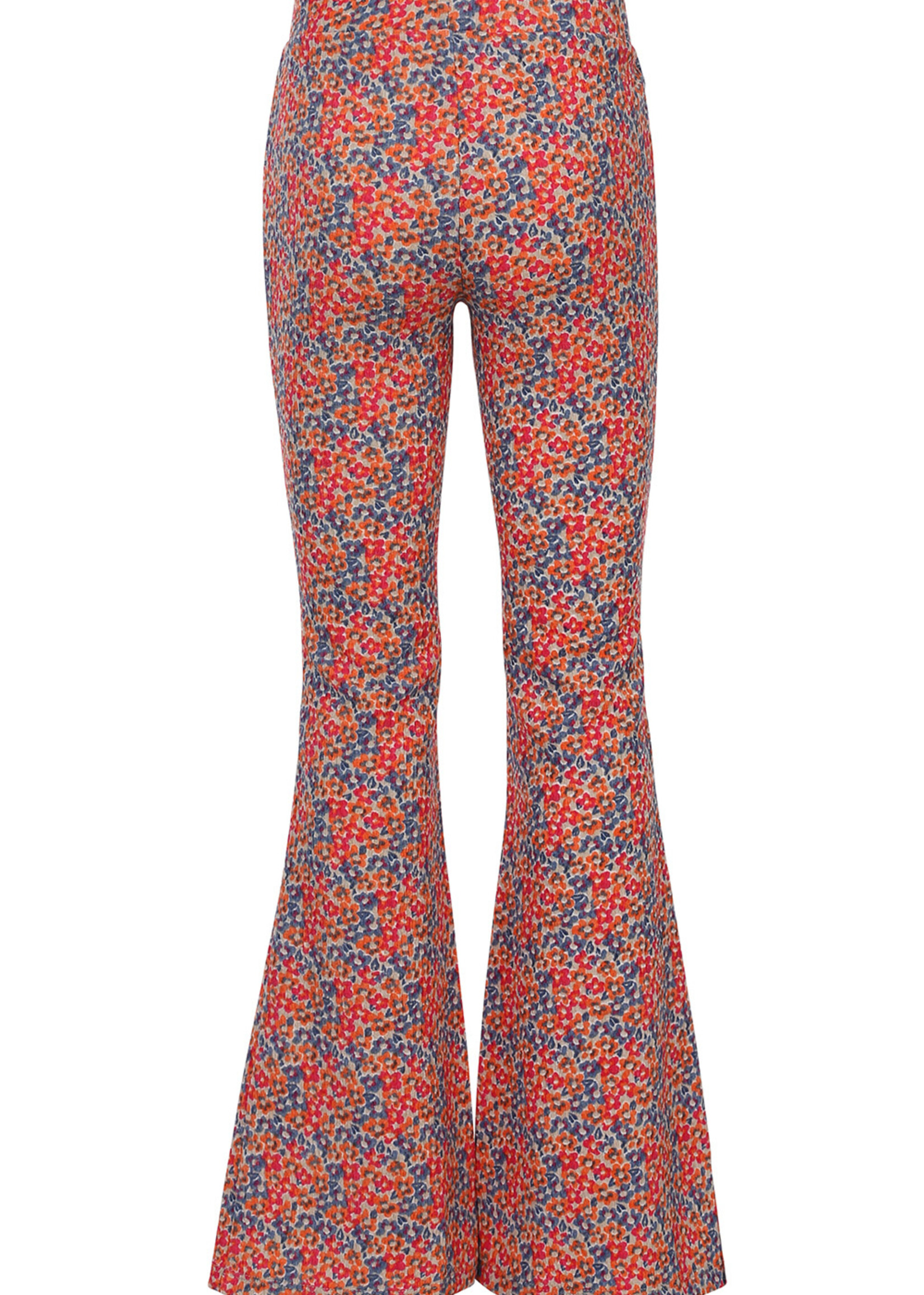 LOOXS Little Little Crinckle Flare Pants, Summer flowers