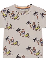 Babyface baby boys t-shirt short sleeve, bone, BBE25227637