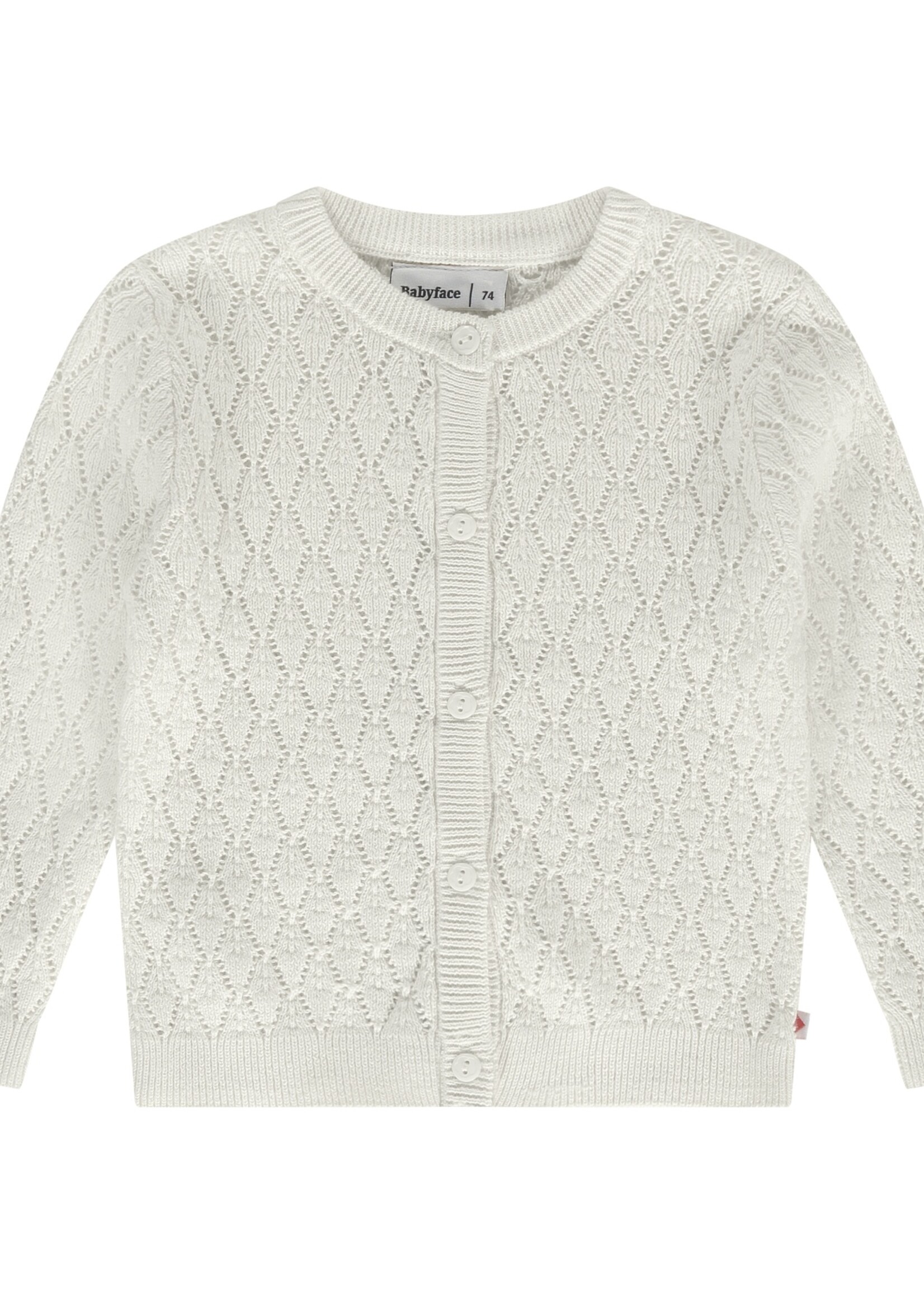 Babyface baby girls knitted cardigan, creme, BBE25228320