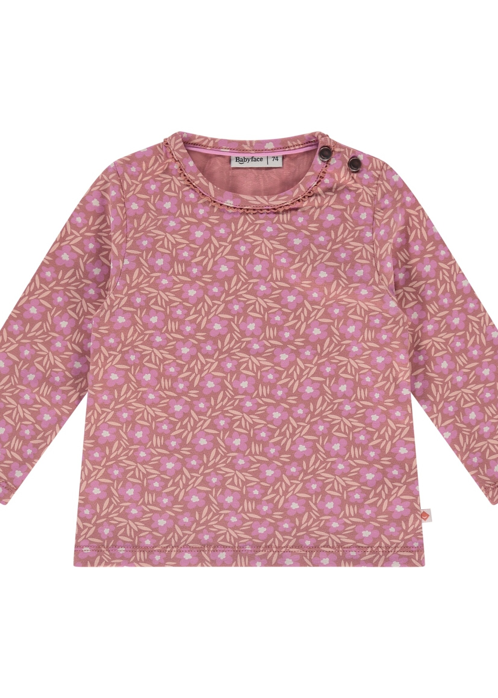 Babyface baby girls t-shirt long sleeve, lemonade, BBE25228622