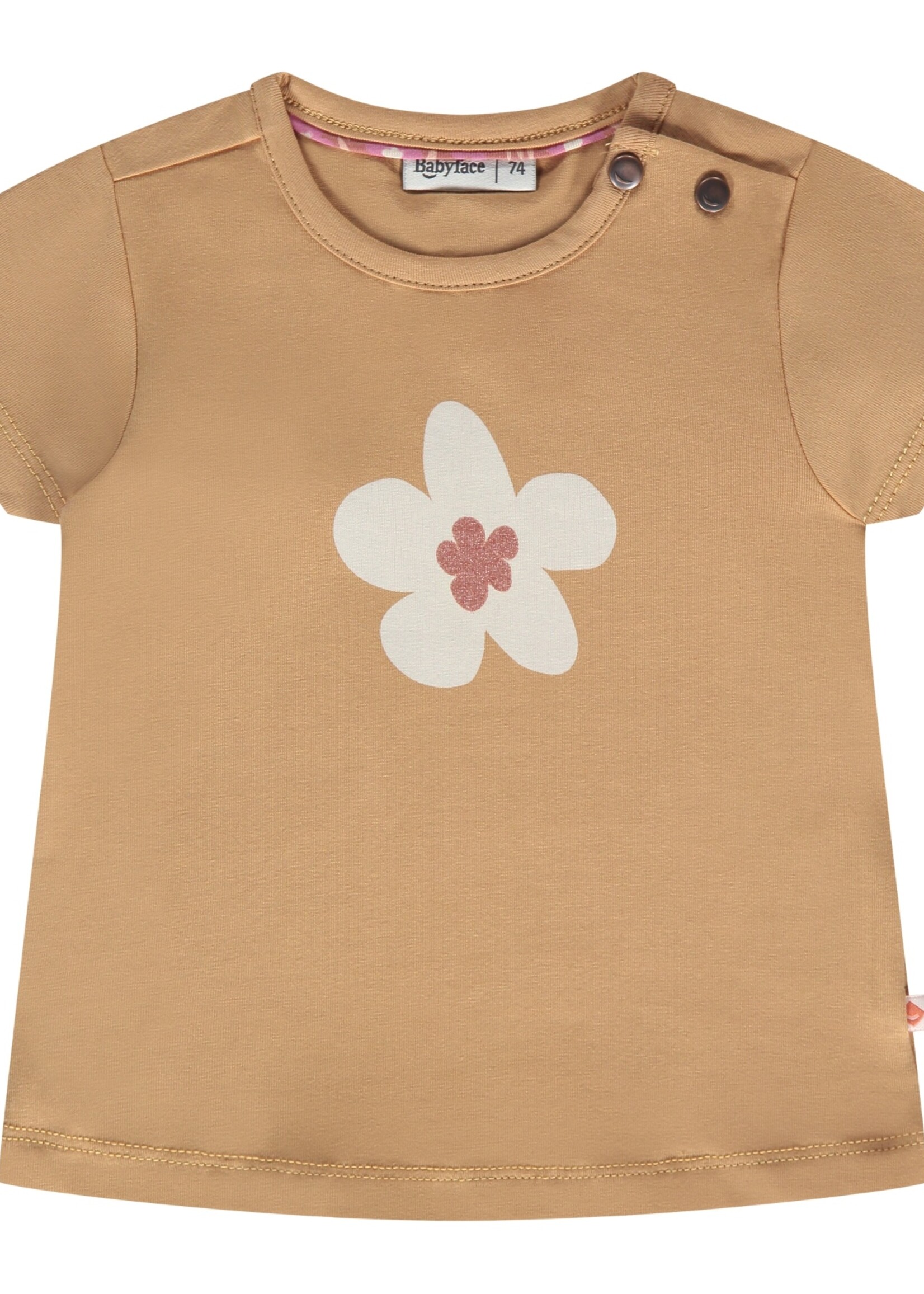 Babyface baby girls t-shirt short sleeve, sienna, BBE25228631