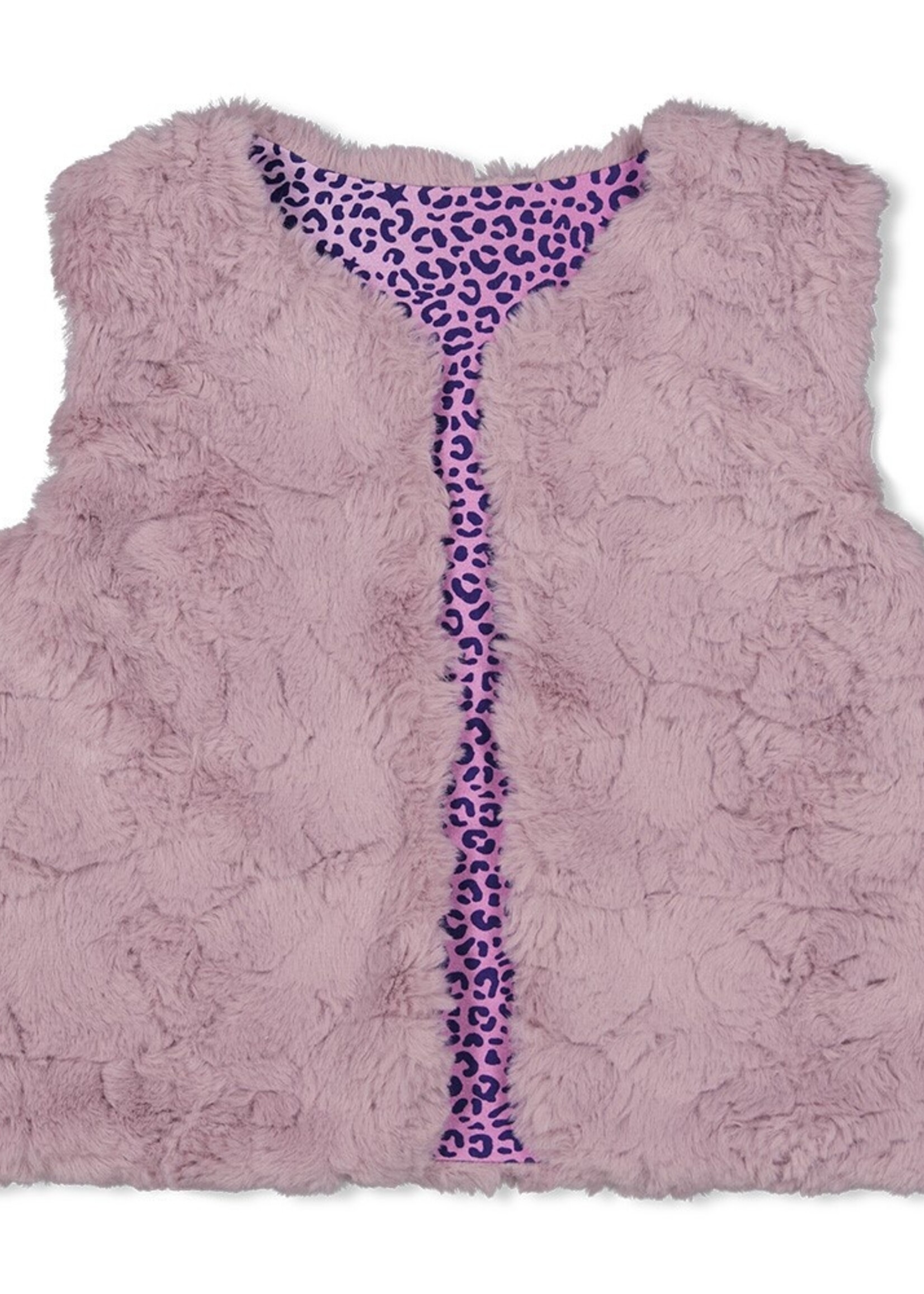 Jubel Omkeerbaar teddy gilet - Wild Soul, l.Lila