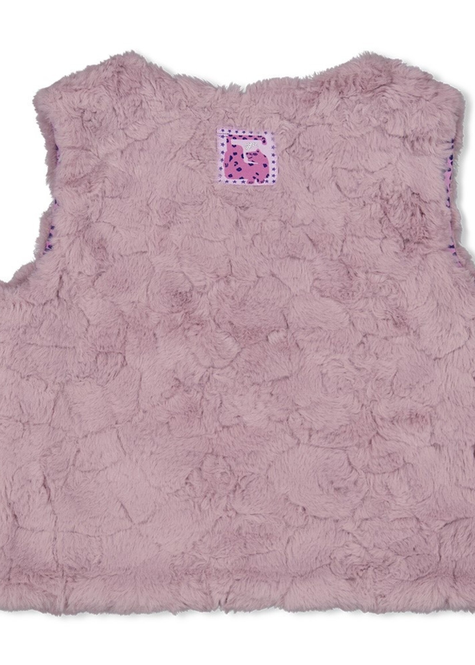 Jubel Omkeerbaar teddy gilet - Wild Soul, l.Lila