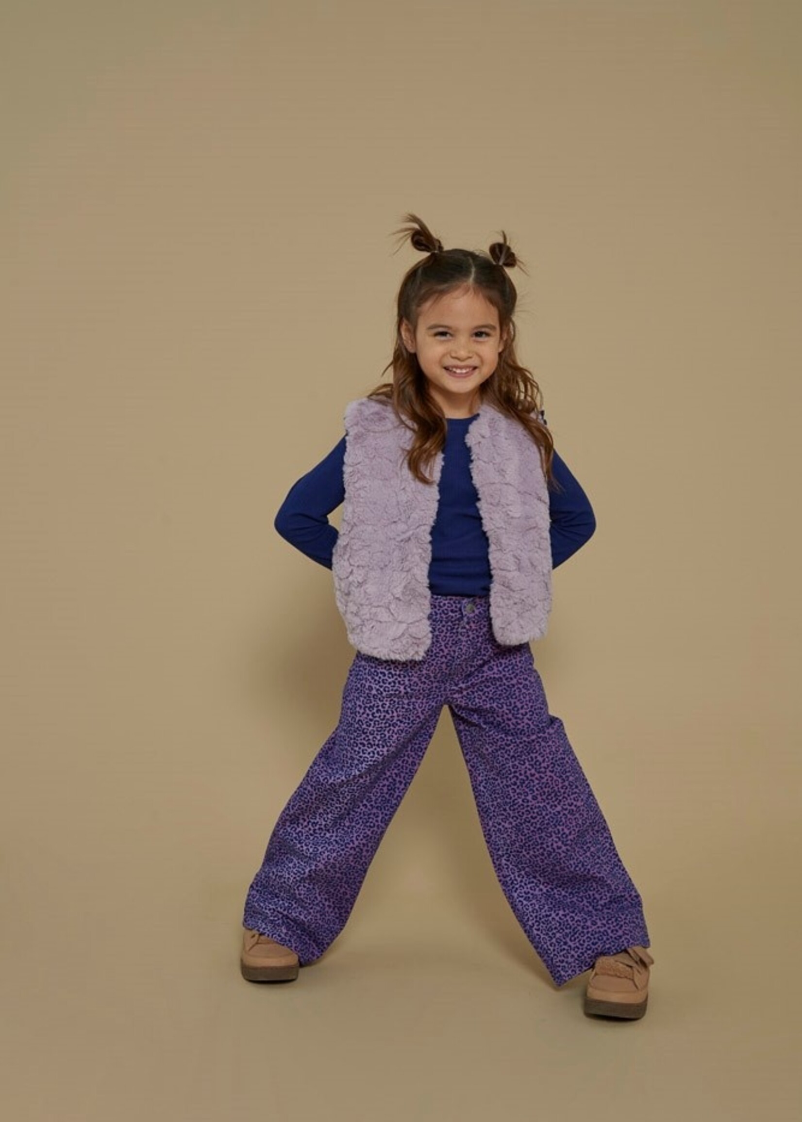 Jubel Omkeerbaar teddy gilet - Wild Soul, l.Lila