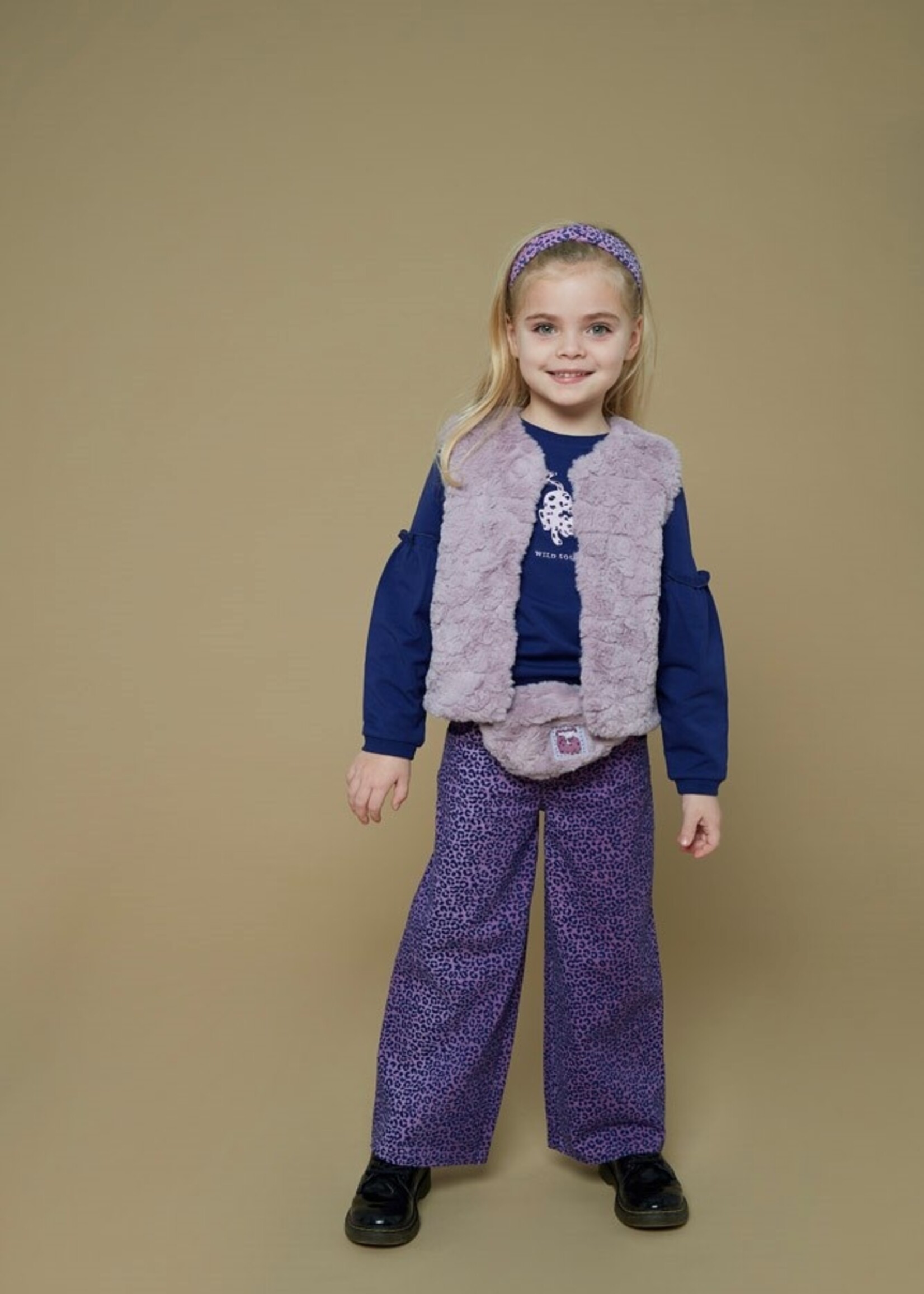 Jubel Omkeerbaar teddy gilet - Wild Soul, l.Lila