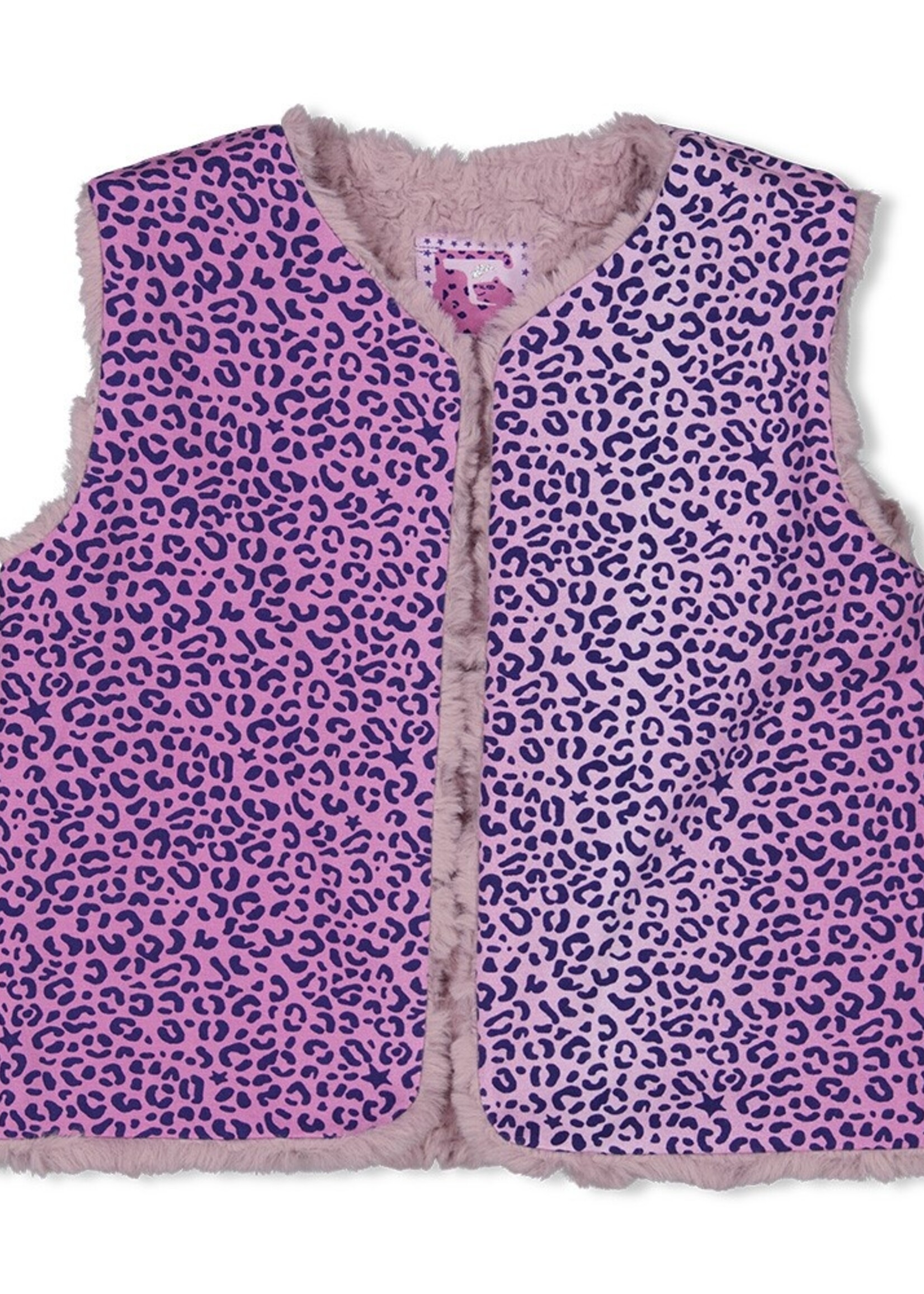 Jubel Omkeerbaar teddy gilet - Wild Soul, l.Lila