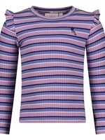 Jubel Longsleeve rib met streep - Wild Soul, Violet