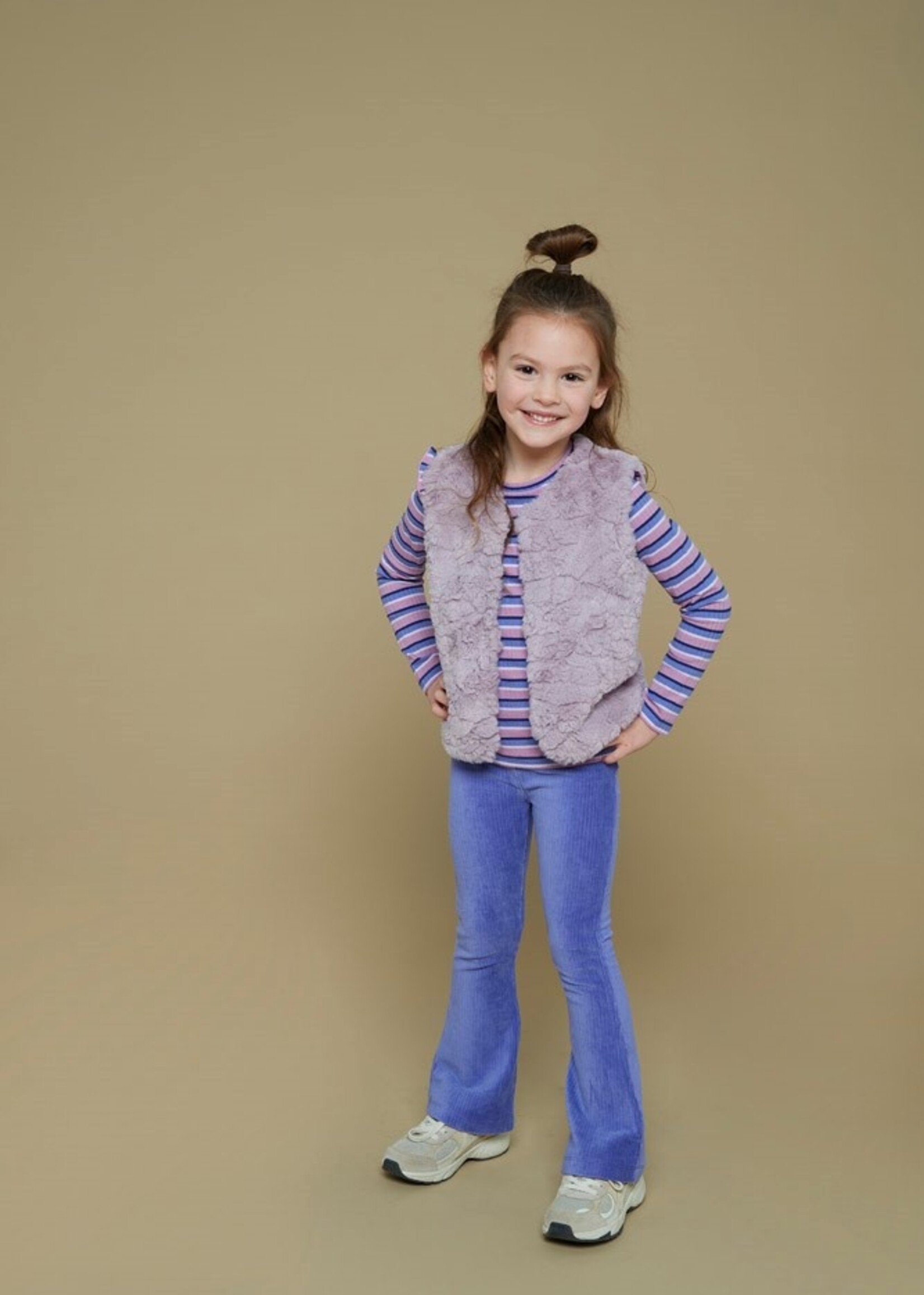 Jubel Longsleeve rib met streep - Wild Soul, Violet