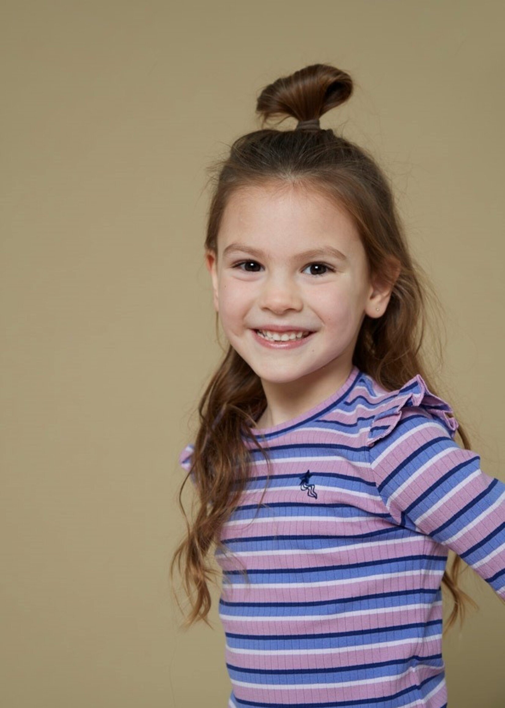 Jubel Longsleeve rib met streep - Wild Soul, Violet
